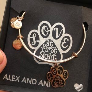 Love at first site paw print alex and ani